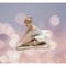 Ceramic Ballerina Dancer in Stretching Position Figurine, Home Decor Gift Idea